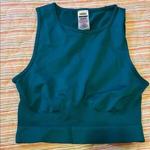 Gymshark Turquoise Crop Top
